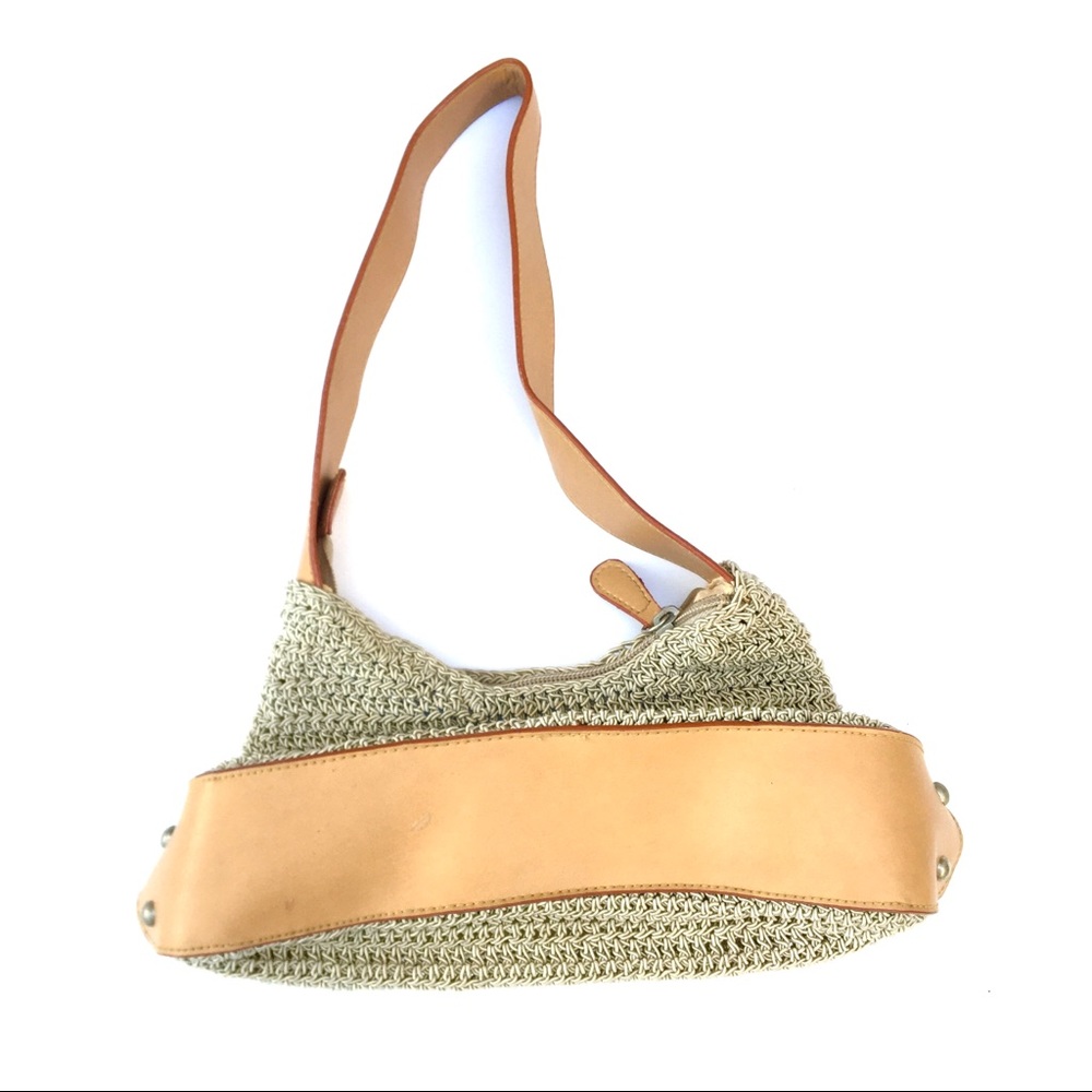 Vintage Cottagecore Giannini Women’s Leather Shoulder Hand Bag Purse Accessories - Picture 4 of 9